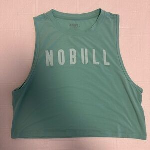 NOBULL Women's turquoise Crop Top